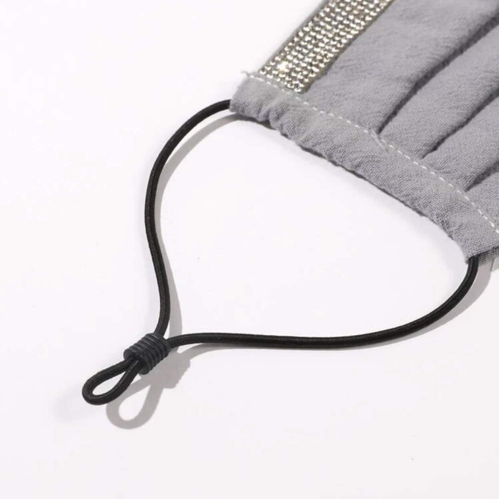 🎀 Stunning Rhinestone Panel Bling Mask 🎀 - Picture 4 of 4